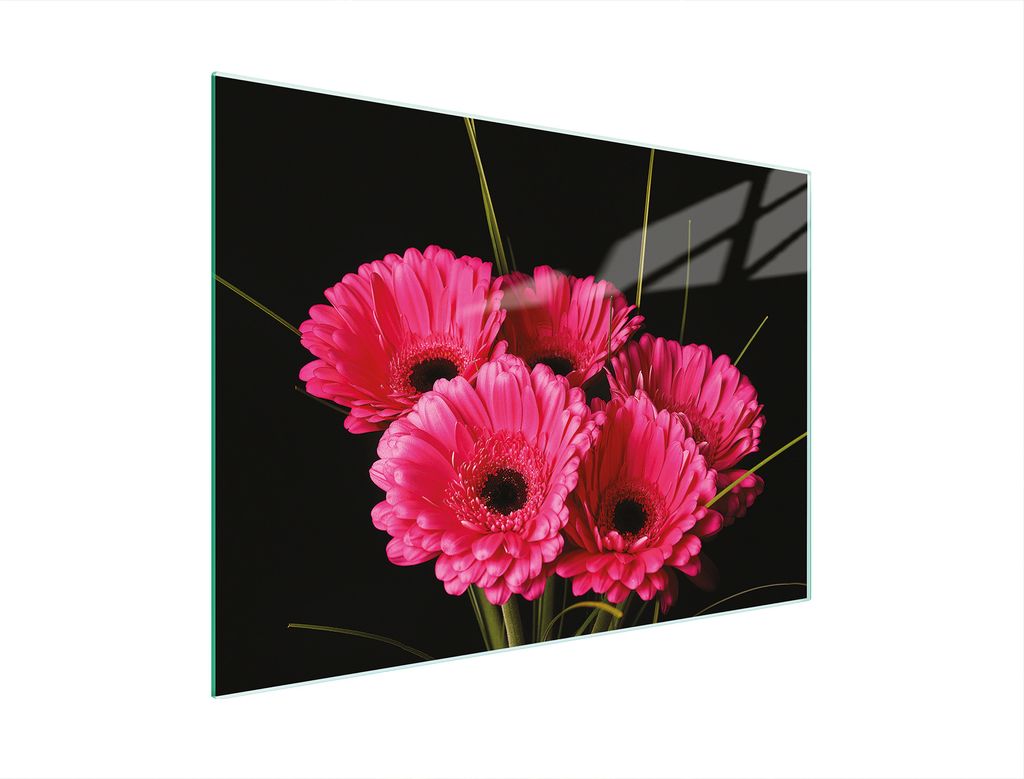 Glasschneidebrett 30x22 GERBERA