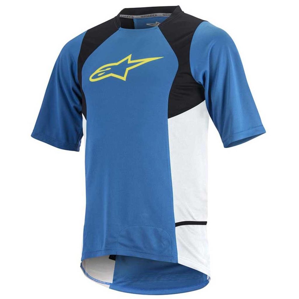 Trikot Alpinestars 17 Drop 2 S/s Jersey Blue Yellow Gr.s