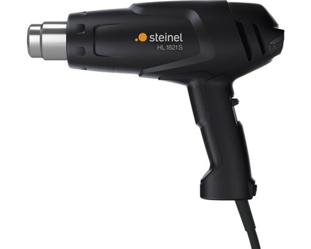 A black Steinel HL 1821 S heat gun is shown against a white background.
