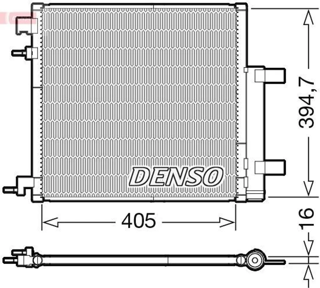 DENSO DCN15006 Condenseur Haute Résistance OE 94554553 avec Sécheur