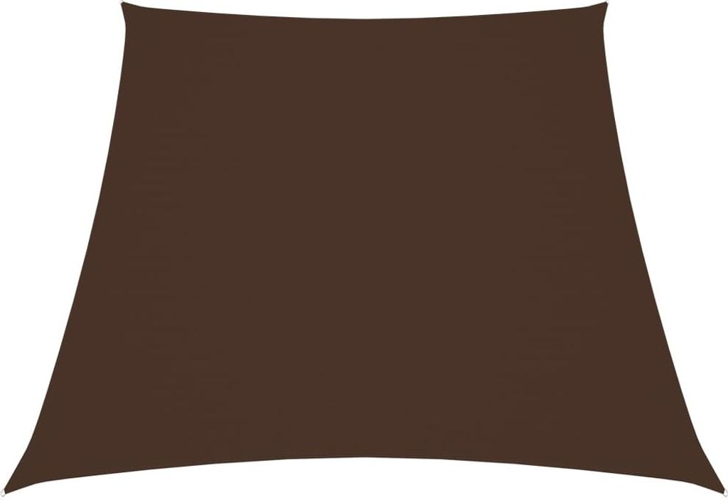 Sonnensegel Oxford-Gewebe Trapezförmig 2/4x3 m Braun