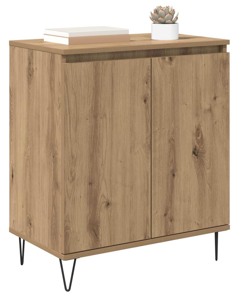 vidaXL Sideboard Artisan-Eiche 60 x 35 x 70 cm Produktbild 