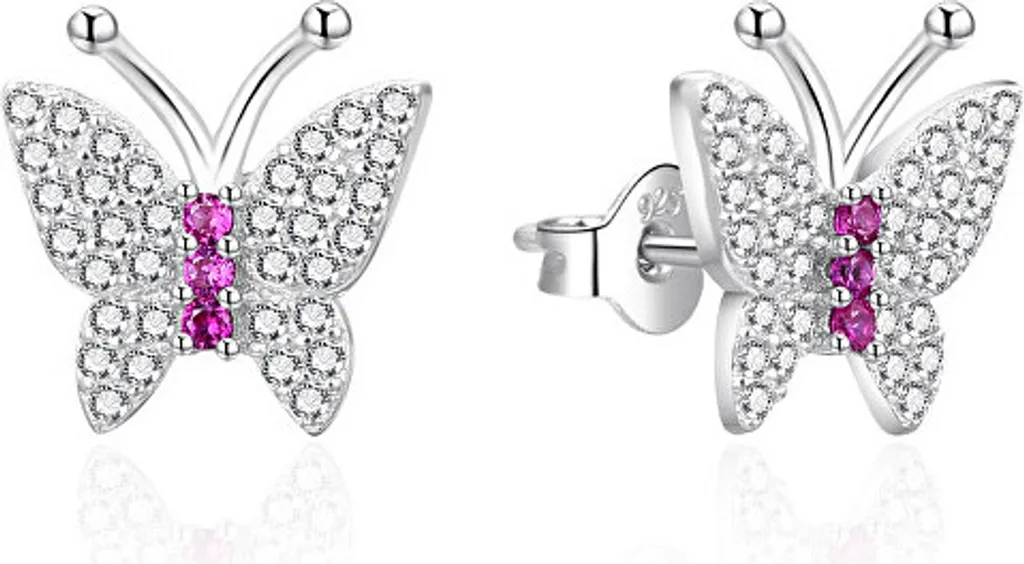 Orecchini Farfalla AGT-E112PWF: Argento 925 e Zirconi per Lei