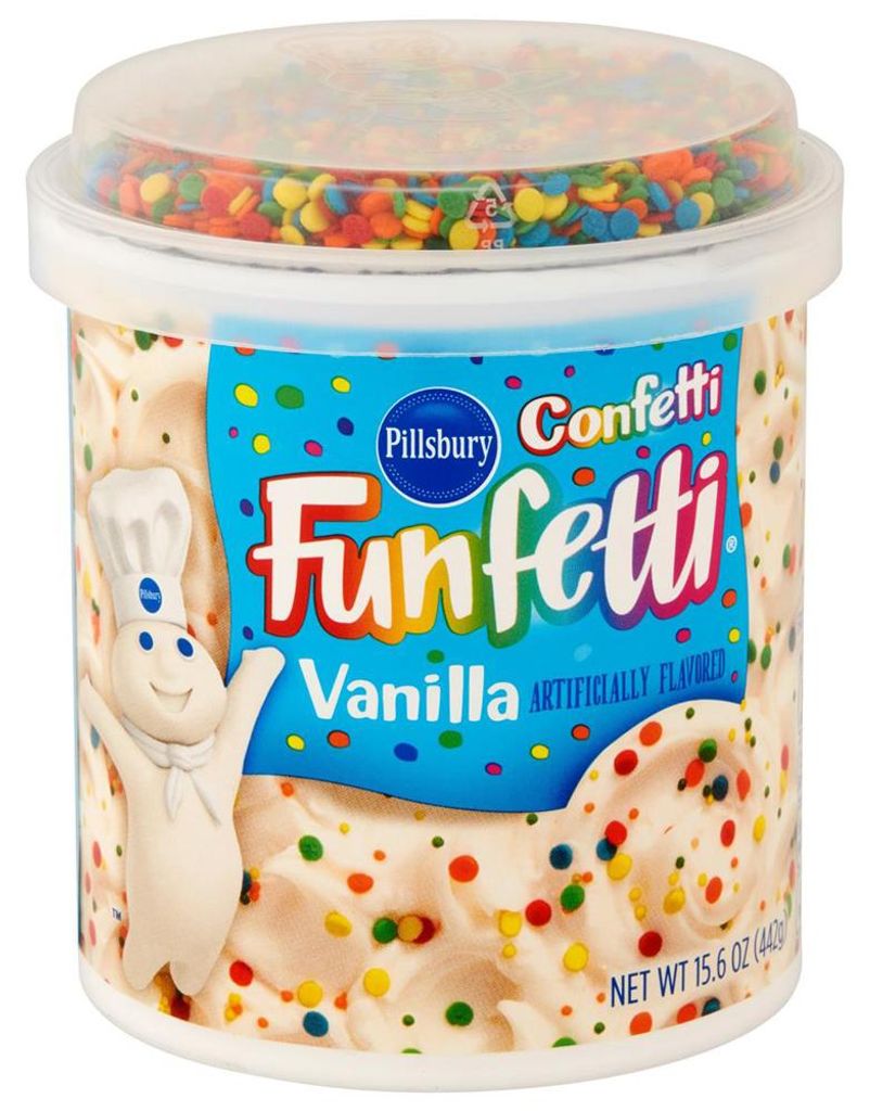 Pillsbury Funfetti Vanilla Fudge Confetti 442g Produktbild 