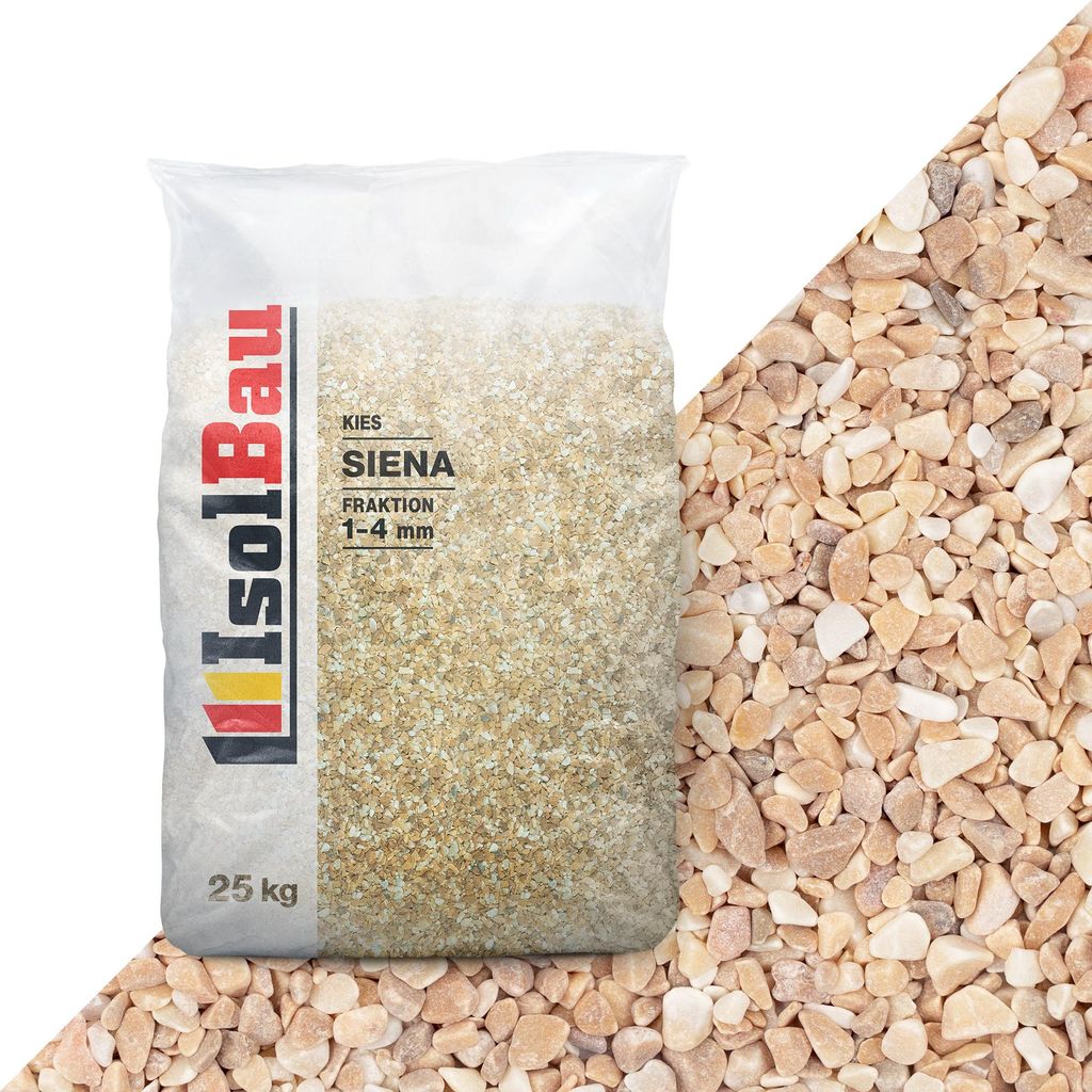 Isolbau - Zierkies 25 kg - Marmorkies 1-4 mm - Deko-Steine Produktbild 