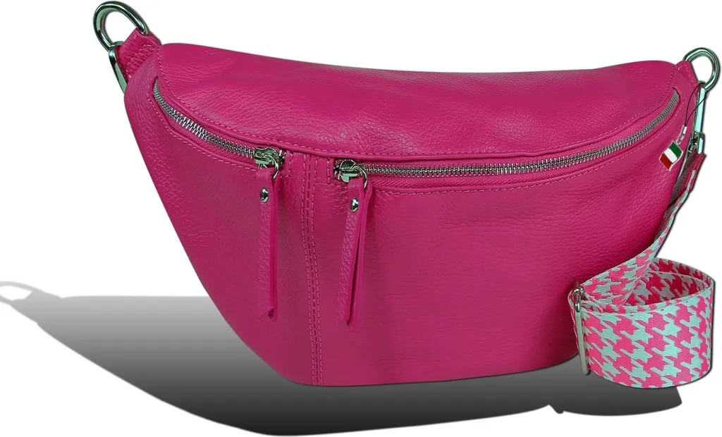 Borsa e Cintura Rosa Florence Pelle D2OTF821P | Chic Coordinato