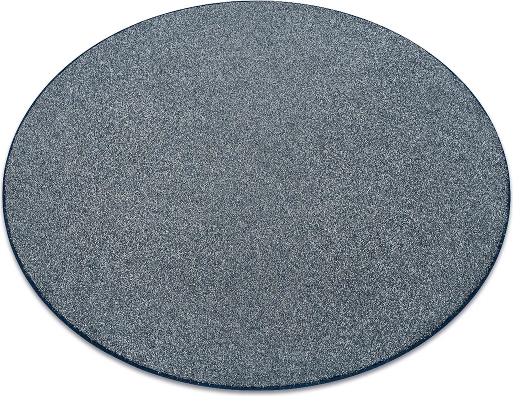 Tapis de salon rond bleu 100 cm Excellence 897 décoration moderne