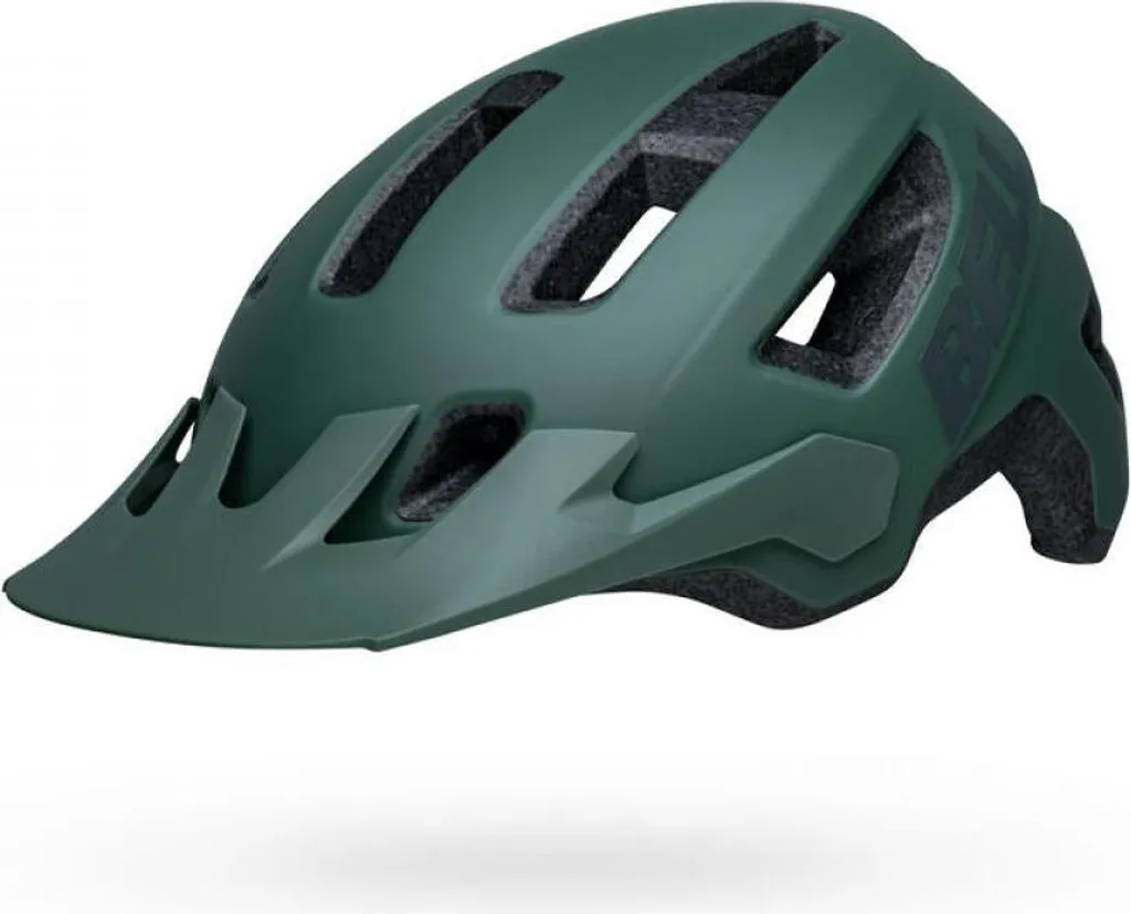 Casque de Vélo Tout Terrain Bell Nomad 2 Vert Mat pour Adulte Taille M