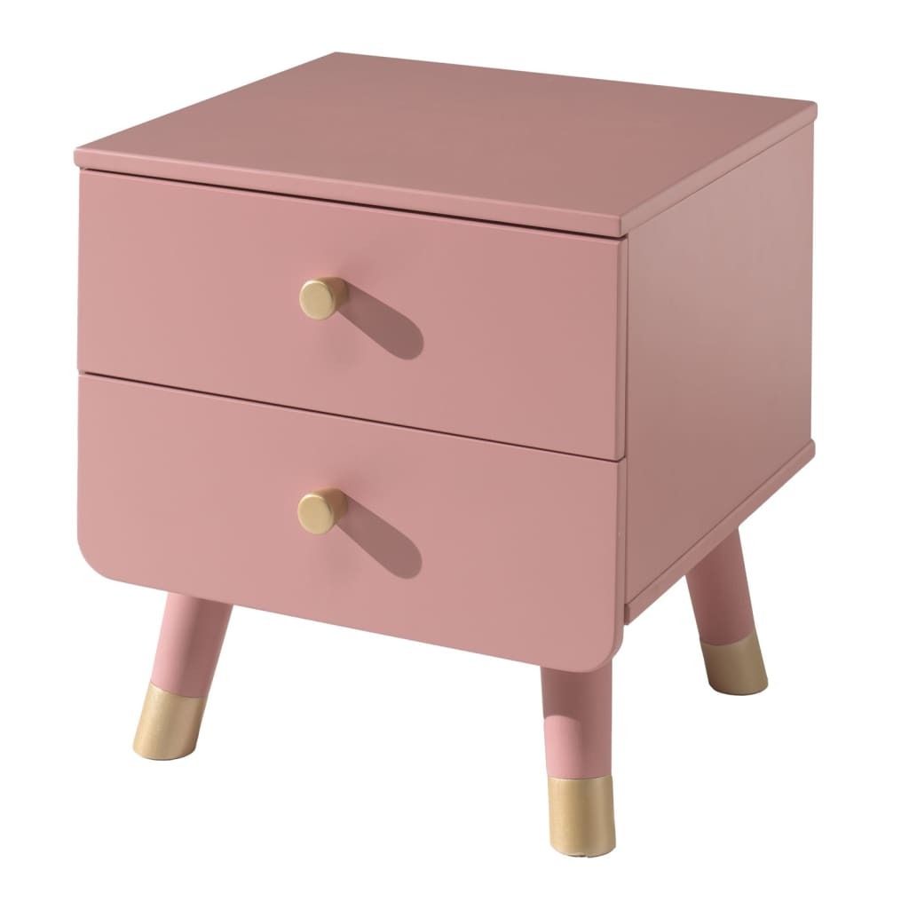 Table de nuit Vipack Billy 2 tiroirs bois Terrarosa Image du produit 