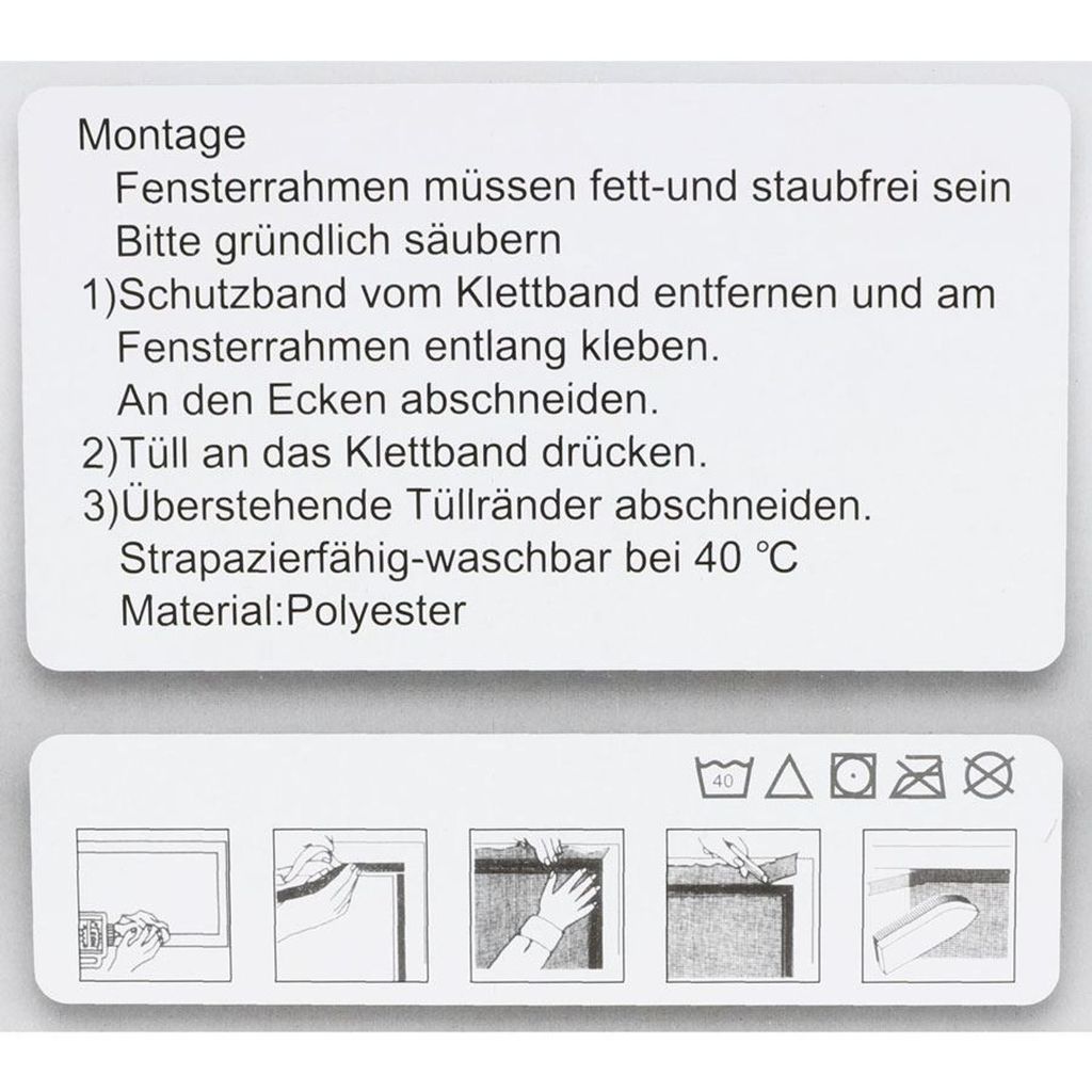 Fenster Fliegengitter weiß oder schwarz 150x150cm Insektenschutz Insektennetz , Farbe:weiss