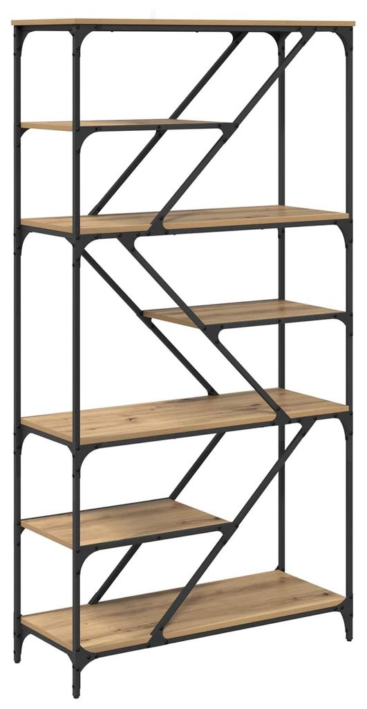 Bücherregal Artisan-Eiche 91 x 36 x 176 cm Holzwerkstoff