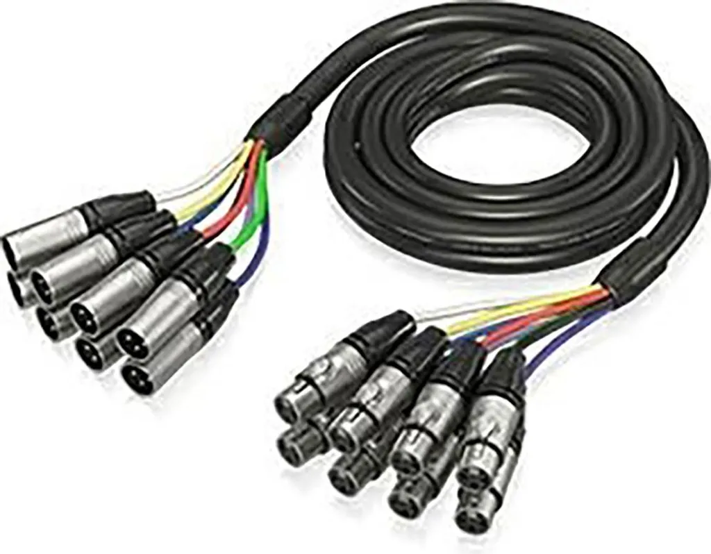 Câble Studio 8 x XLR Behringer GMX-300 pour Table de Mixage 3m - 3