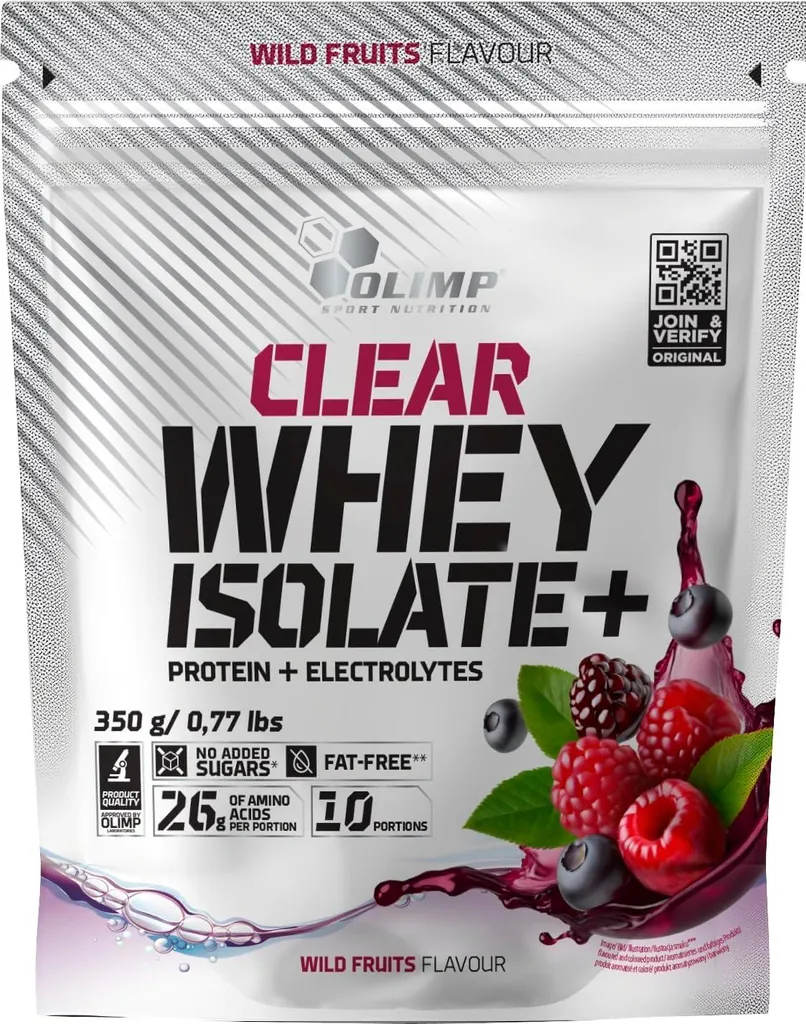 Clear Whey Isolate Olimp - Isolat de Protéine Sans Lactose Texture Légère