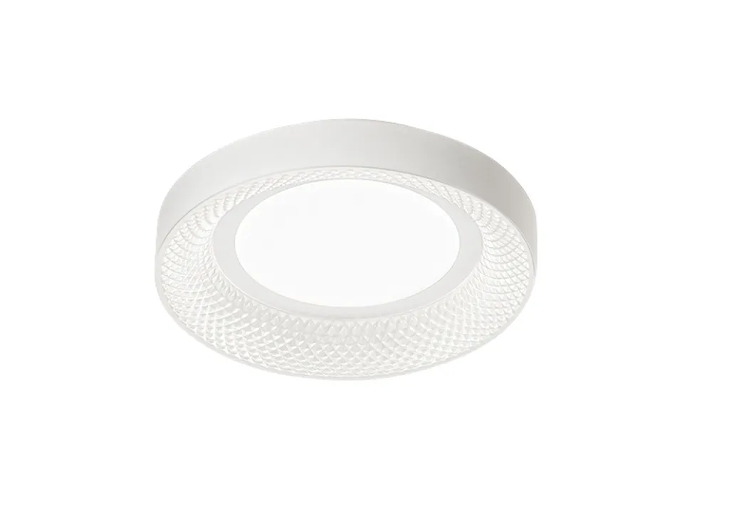 Plafoniera LED HIVE Perenz 30W Bianco Opaco ø35cm | Design Moderno