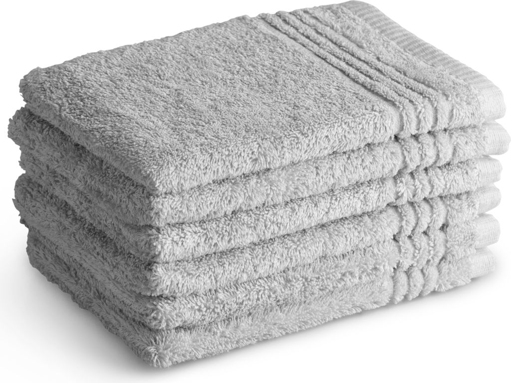PHLOX Waschlappen Set - 6 Teilig - 100% Baumwolle 600 g/m² Produktbild 