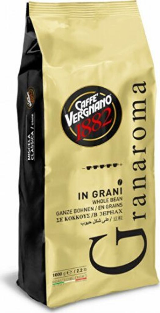 Caffè Vergnano 1882 Granaroma | ganze Bohne | 1000g Obrázok produktu 