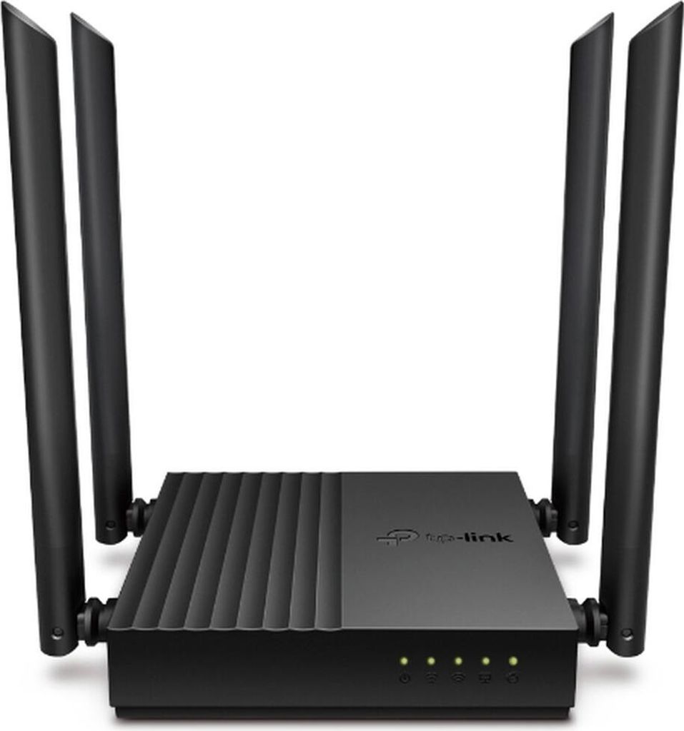 Dualband-W-Fi-Router, schwarz