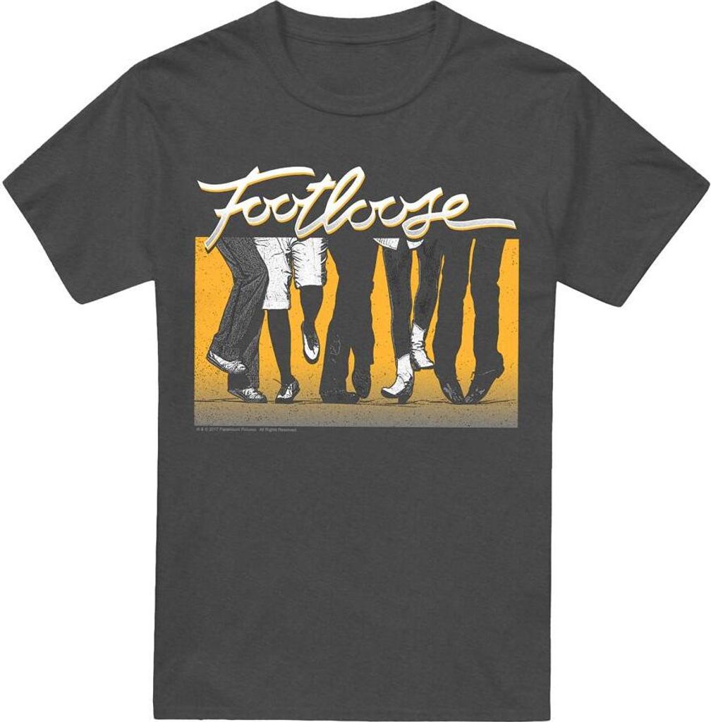 Footloose - "Dance Party" T-Shirt für Herren/Damen Uni TV15273 (L) (Holzkohle)