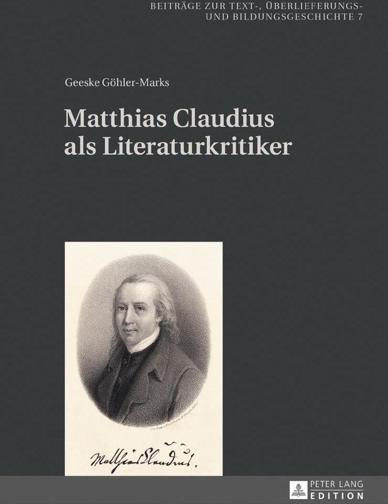 Matthias Claudius als Literaturkritiker