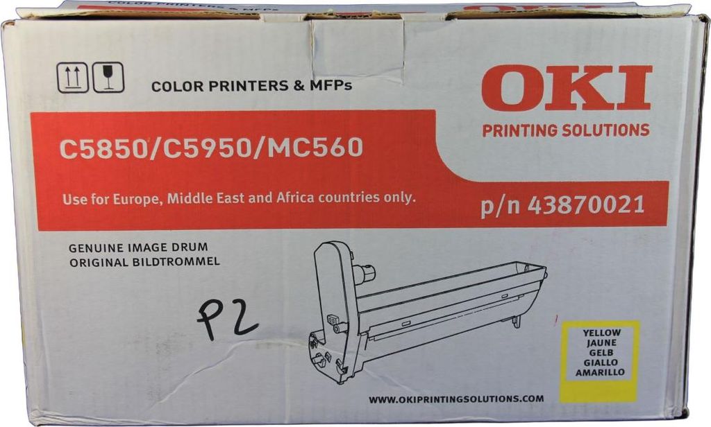 Original Trommel für OKI C5850/C5950 gelb Produktbild 