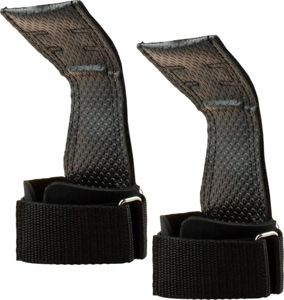 Profi Zughilfen Power Pads, rutschfeste Hartgummi-Grifffläche, mit variablem Klettverschluss