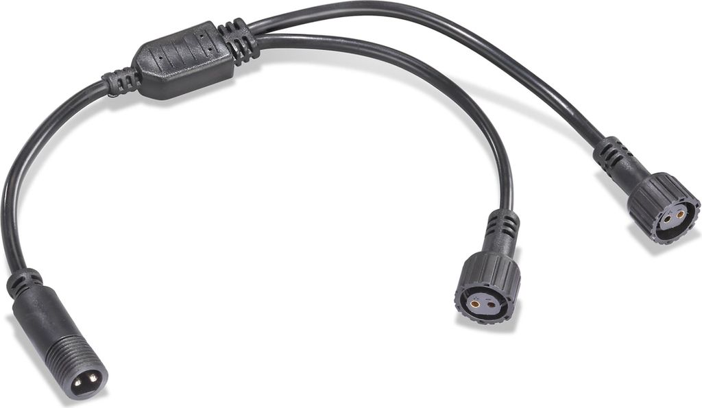 esotec Y-Verteiler 2-Pin klein Solar Teichpumpen Akkuboxen Adapterkabel 101834
