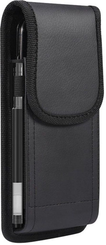 Männertelefonetilger - Vertikaler Mobiltelefonhalter mit Clip - Handyhalter - 16,3*1,8*8,3 cm - schwarzer Telefonklammerhalter