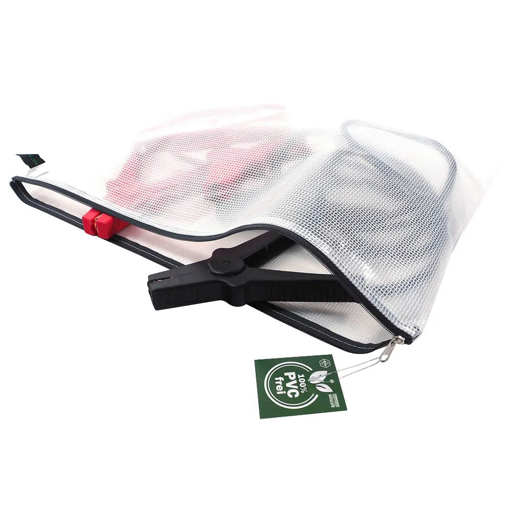 Pochette A3 transparente avec fermeture éclair robuste FolderSys 40608 - 7