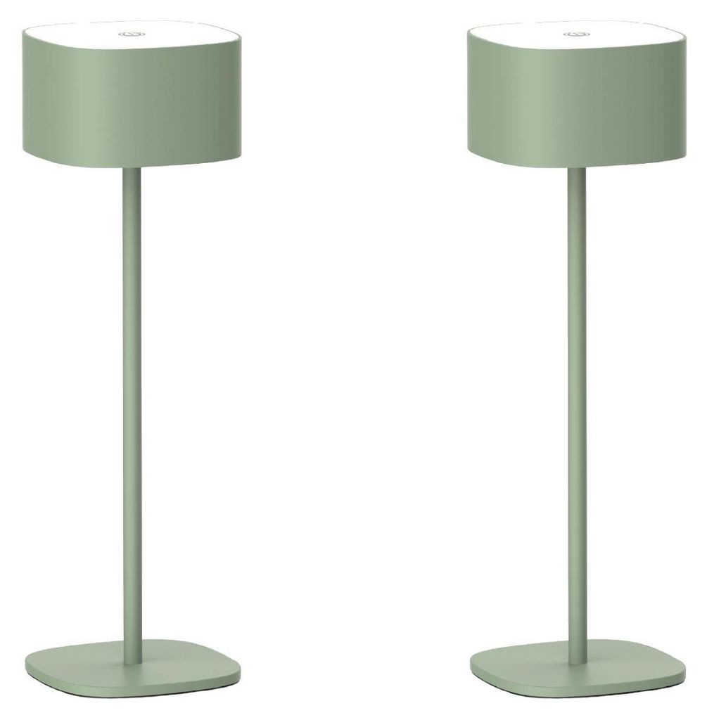 Luxus Europe - Lampada da tavolo Milos - Set da 2 - Verde Immagine del prodotto 