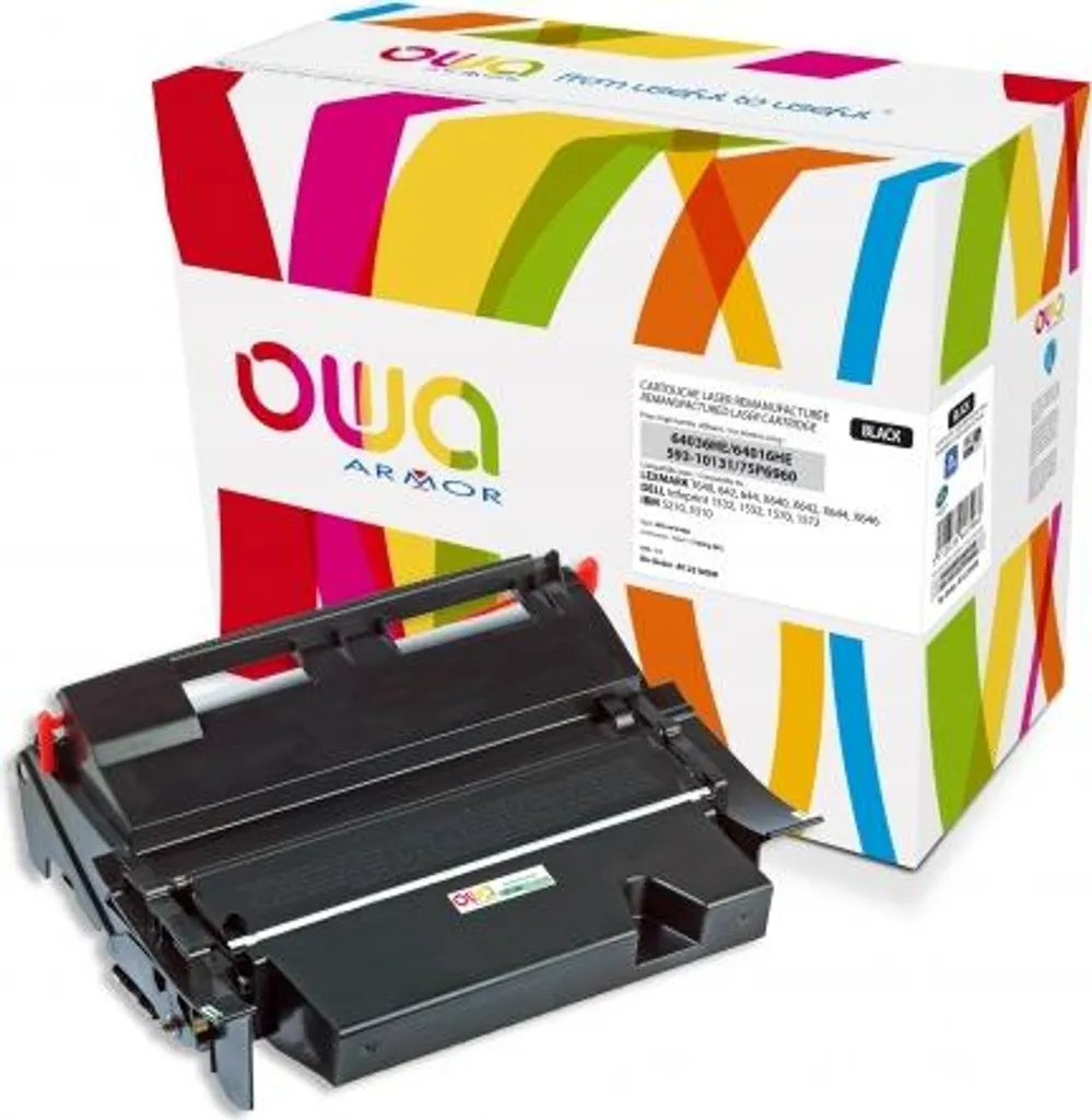 Évitez les Frais Excessifs : Toner Noir K12218OW pour DELL 593-10131 Compatible