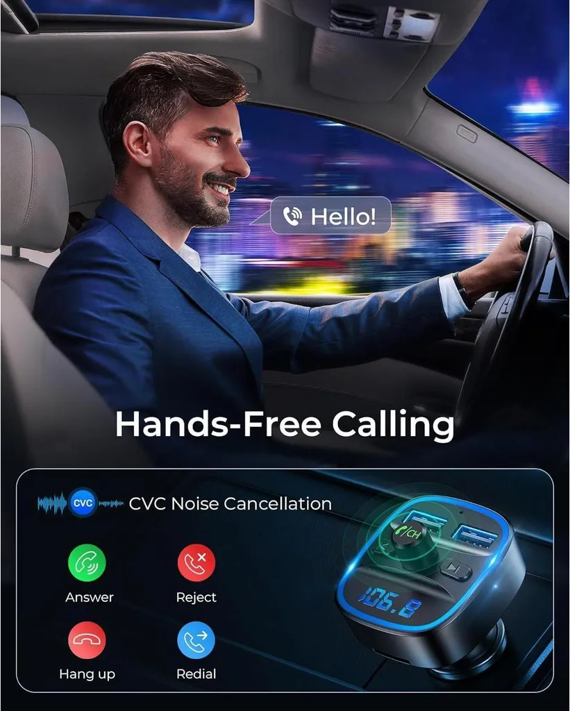Transmetteur FM Bluetooth : la solution mains libres pour vieux postes - 6