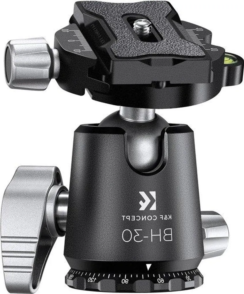 Rotule panoramique 360° CNC 30mm pour photographie paysage 12kg