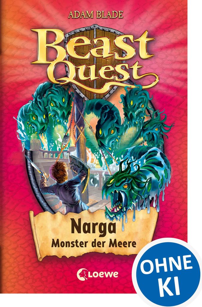 Beast Quest 15 - Narga, Monster der Meere: Spannendes Kinderbuch ab 8 Jahre für Abenteuerfans