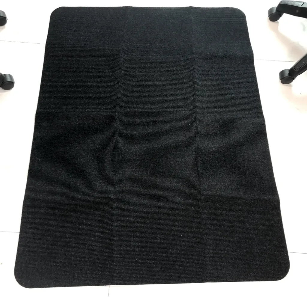 INF Tappeto Sotto Sedia Ufficio 20x90cm Nero - Proteggi Parquet