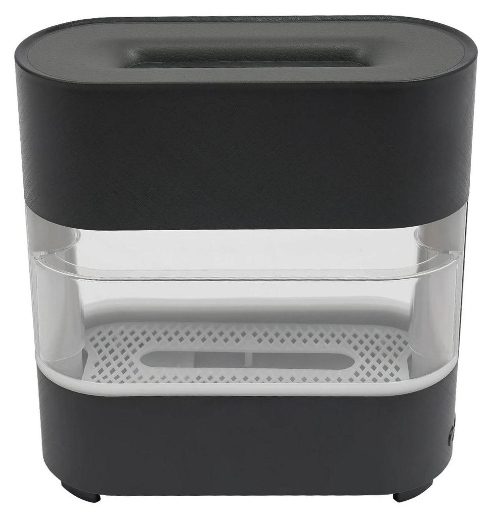 Aroma-Diffusor & Luftbefeuchter - Ultraschall Mini - LED-Beleuchtung - Niederspannung <20 V - Hellgrau