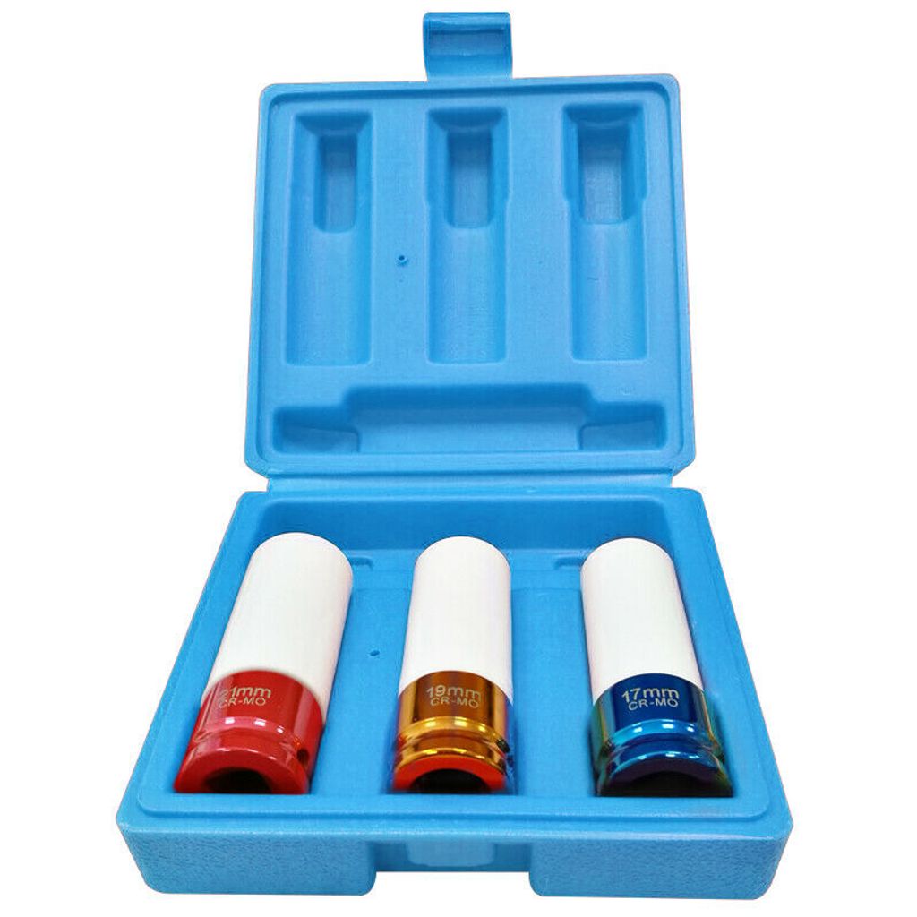 NAIZY 3dílná sada rázových klíčů 17/19/21mm 1/2 palcové Obrázek produktu 
