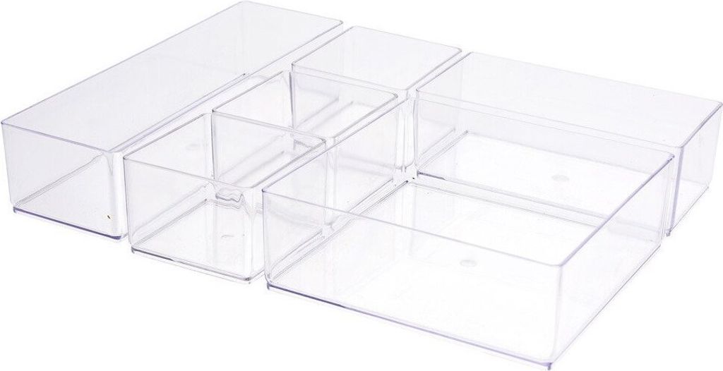 Organizátor kosmetiky, doplňků, šperků - 6 přihrádek Obrázek produktu 