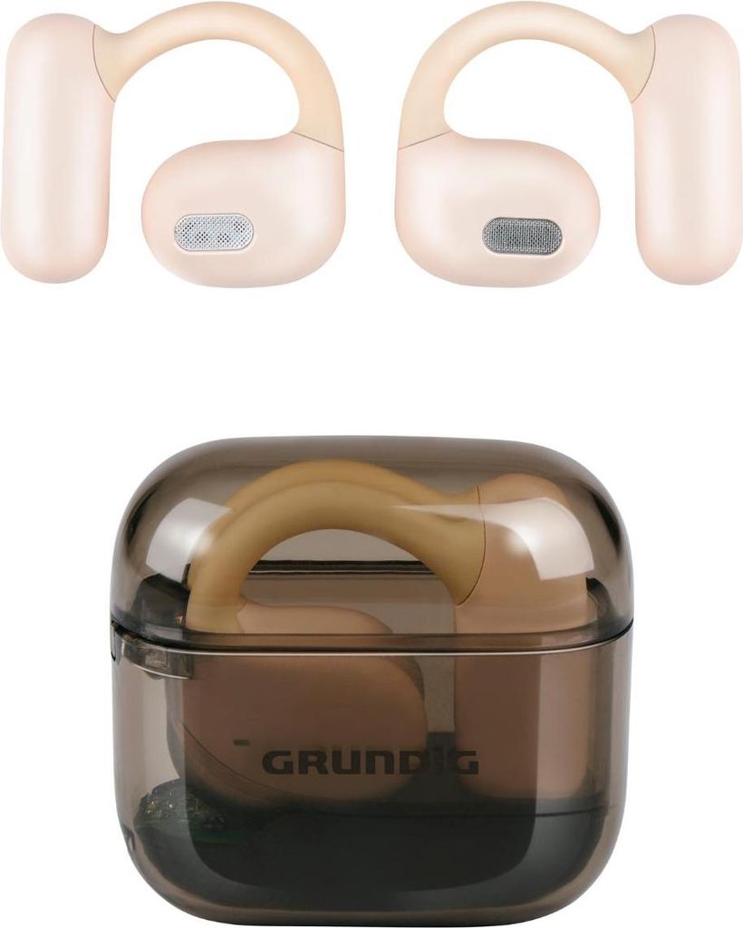 Grundig Kabellose Kopfhörer OWS Bluetooth - In Ear Kopfhörer Mit Ladeetui - Bluetooth Kopfhörer Kabellos USB-C - 4h Wiedergabezeit - Sicherer Sitz