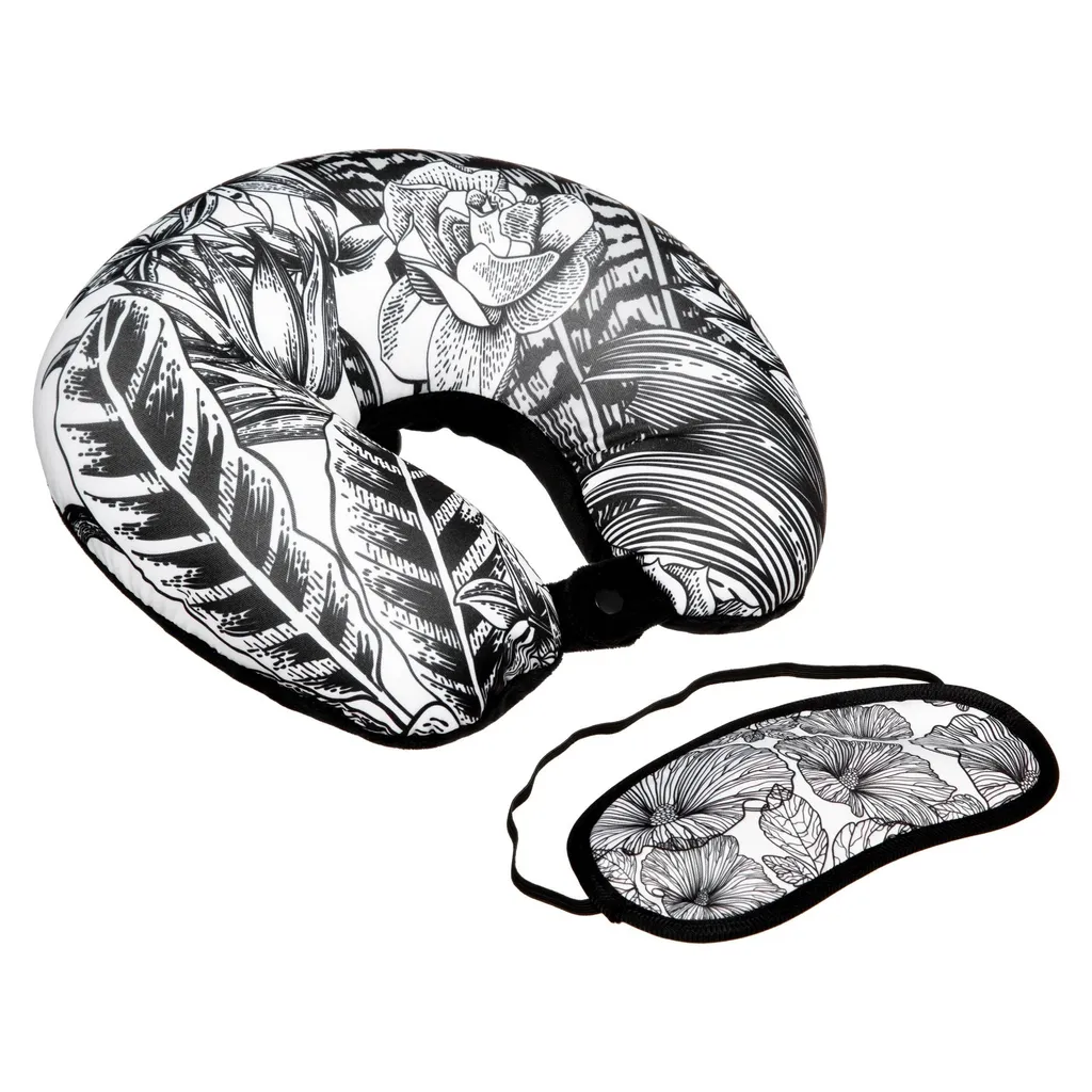 kaufland.de | Travel set: neck pillow + sleeping mask, color: black