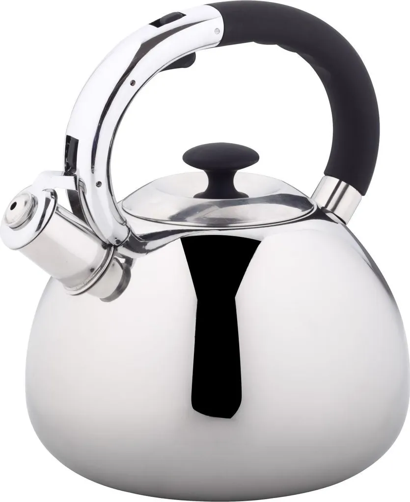 Bollitore Inox 3 Litri da Campeggio e Camper - Robusto e Fischio Forte
