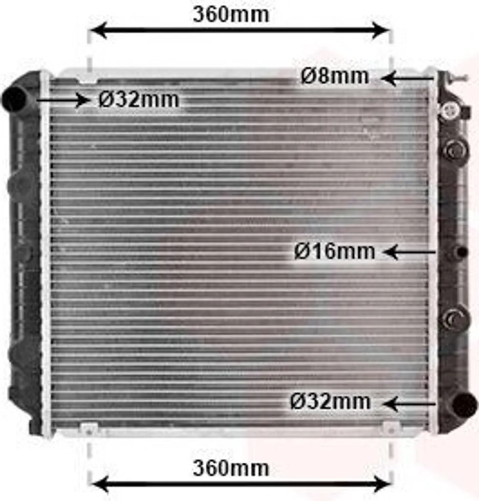 Radiateur de Refroidissement Moteur pour Volvo 740 940 et 240 Berline