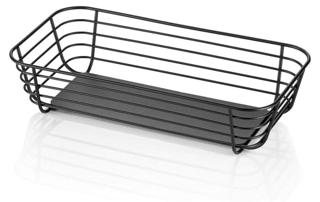 4x GN Buffetkorb Steelnest, 1/3, Höhe 8 cm, Metall, pulverbeschichtet