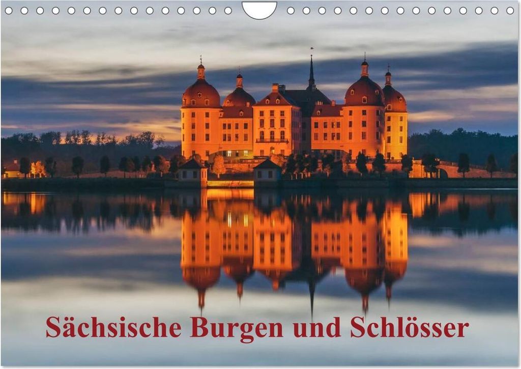 Sächsische Burgen und Schlösser (Wandkalender 2026 DIN A4 quer), CALVENDO Monatskalender