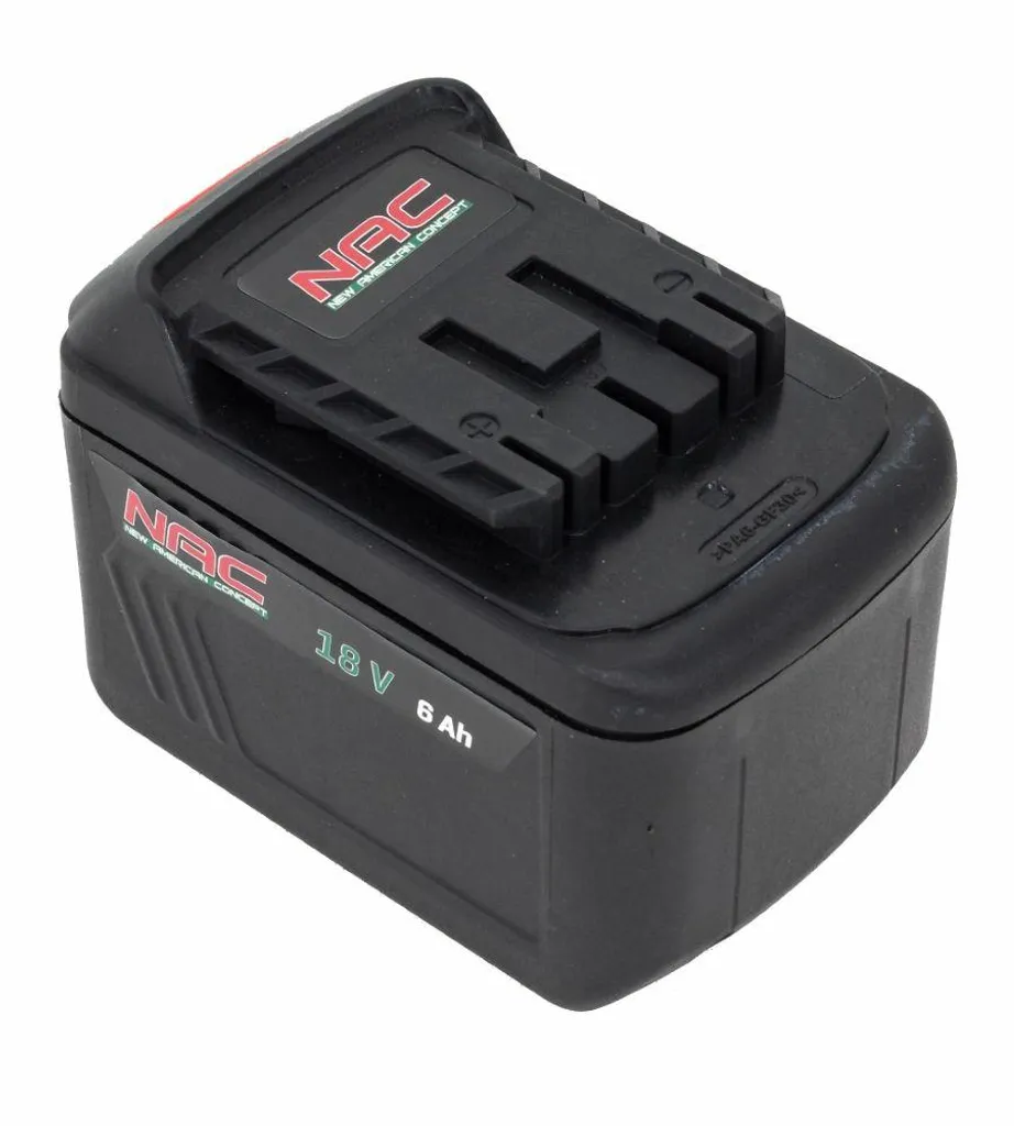 Batterie NAC B18-60-S 18V 6Ah Li-ion - Haute Autonomie pour Outils NAC