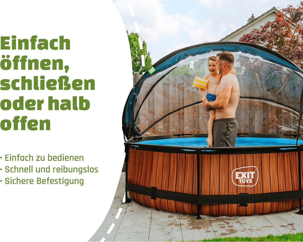 EXIT Poolabdeckung ø305cm - auch für Intex/Bestway - Produktbild 5