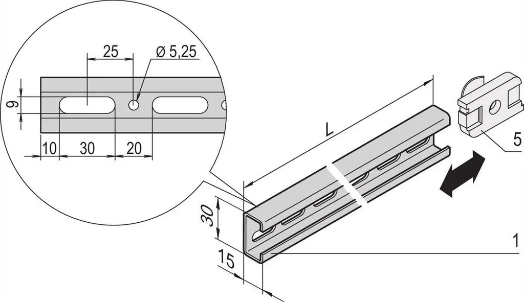Schroff 22114455: Set 4 C-Rail per Cabinet 600W 450L | Shop Online