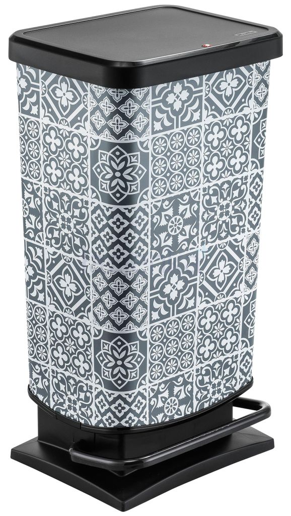 Rotho Paso, 40 l, Rechteckig, Metall, Kunststoff, Schwarz, Produktbild 