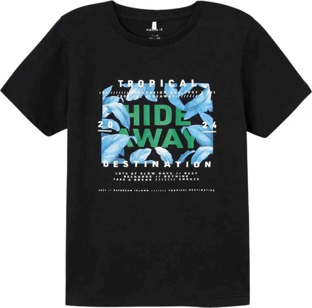 T-Shirt Name It 13226112-BLACK für Jungen