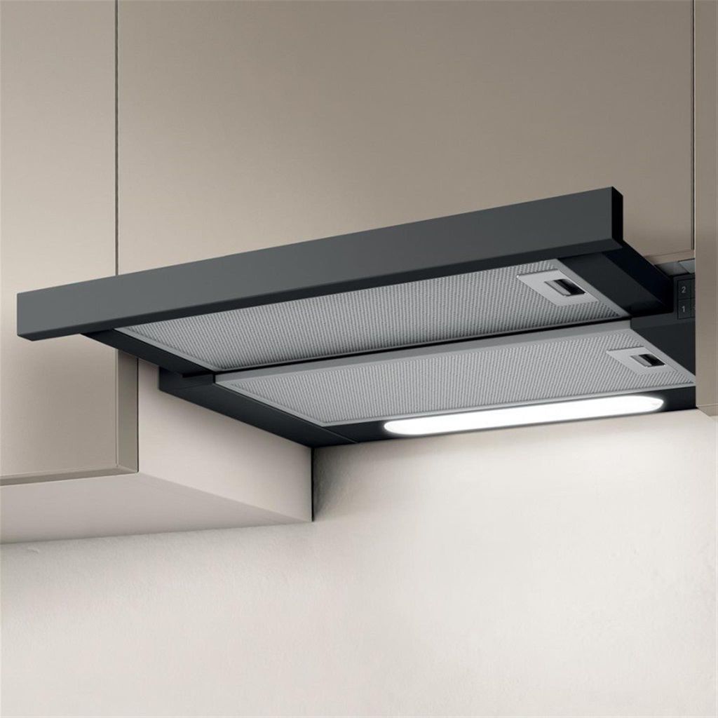 Elica Elite 14 LUX 50 BL Semi built-in (pull out) Black 304 Produktbild 