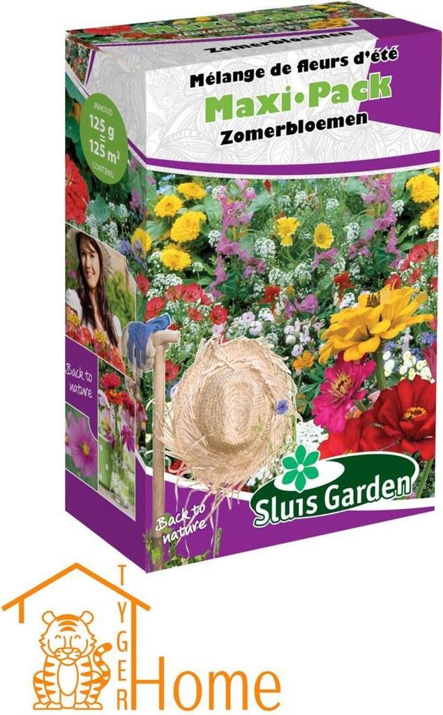 Summer Flowers Seed Mix - bunte langanhaltende Blüte für Garten, Rabatten & Töpfe - ideal für Bienen & Schmetterlinge - pflegeleicht & hochwertig